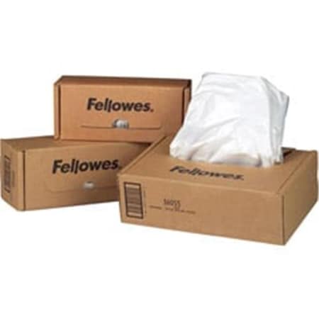 Fellowes 9 gal Trash Bags, Clear 36053